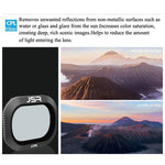 JSR 無人機 6 合 1 UV+CPL+ND4+ND8+ND16+ND32 鏡頭濾鏡 適用於 DJI MAVIC 2 Pro, UV+CPL+ND4+ND8+ND16+ND32