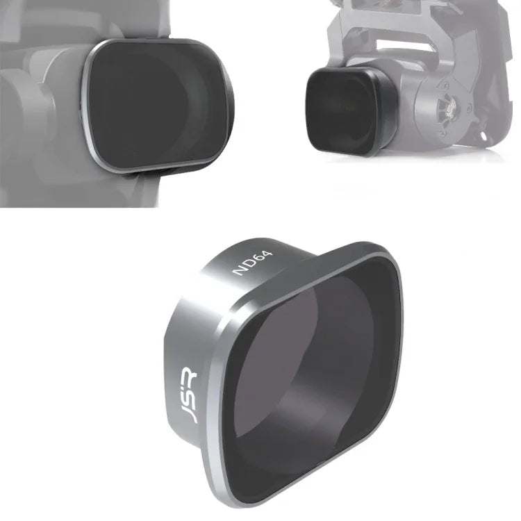 JSR KS ND64 鏡頭濾鏡，適用於 DJI FPV，鋁合金框架，ND64