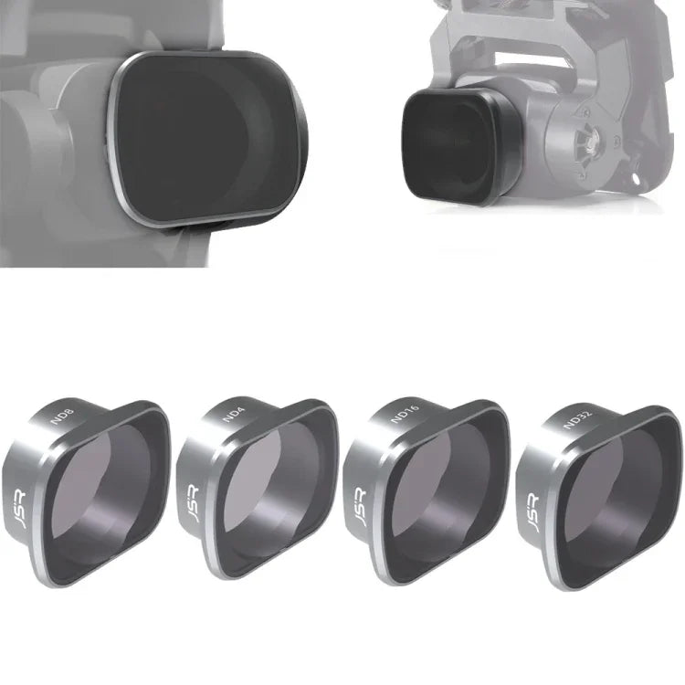 JSR KS 4 合 1 ND4+ND8+ND16+ND32 鏡頭濾鏡，適用於 DJI FPV，鋁合金框架，4 合 1 ND