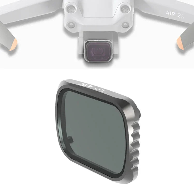 JSR KS CPL 鏡頭濾鏡 適用於 DJI Air 2S，鋁框，CPL