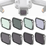 JSR KS 8 合 1 UV + CPL + ND8 + ND16 + ND32 + ND64 + STAR + NIGHT 鏡頭濾鏡 適用於 DJI Air 2S，鋁框，UV + CPL + ND8 + ND16 + ND32 + ND64 + STAR + NIGHT