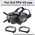 RCSTQ 2 件裝 550 度近視眼鏡鏡片 視力矯正 非球面鏡片 適用於 DJI FPV 護目鏡 V2，550 度