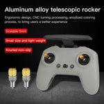 RCSTQ 雙色可伸縮拇指搖桿 適用於 DJI FPV 組合無人機遙控器，適用於 DJI FPV 雙色