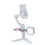 穩定器延長支架環轉接座 雙冷靴底座 適用 DJI OM4 / Osmo Mobile 3，DJI OM4 支架