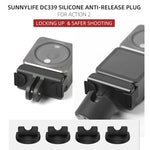Sunnylife DC339 4 個矽膠防脫塞，適用於 DJI Action 2
