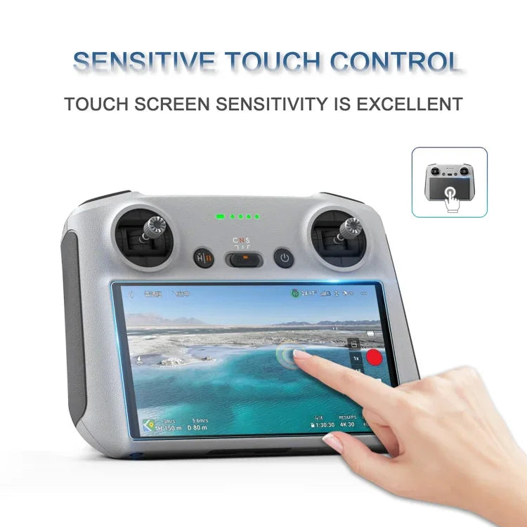 STARTRC 2 片 9H 2.5D 鋼化玻璃保護貼，適用於 DJI Mini 3 Pro 遙控器 / RC / RC 2，適用於 DJI Mini 3 Pro 遙控器