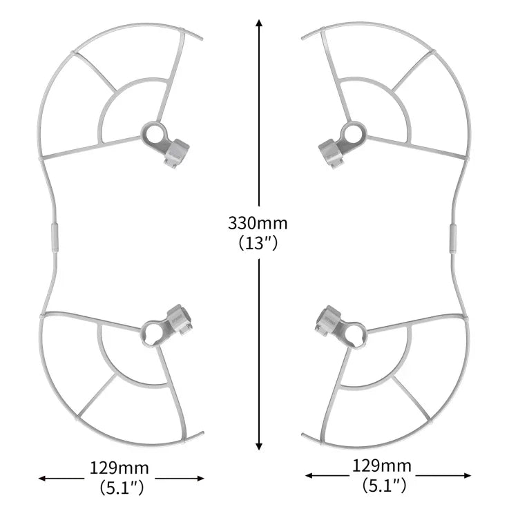 STARTRC 無人機螺旋槳保護環防撞圈，適用於 DJI Mini 3 Pro，適用於 DJI Mini 3 Pro