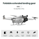 STARTRC 折疊防摔防髒加高起落架訓練架，適用於 DJI Mini 3 Pro，適用於 DJI Mini 3 Pro