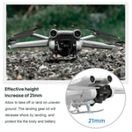STARTRC 折疊防摔防髒加高起落架訓練架，適用於 DJI Mini 3 Pro，適用於 DJI Mini 3 Pro