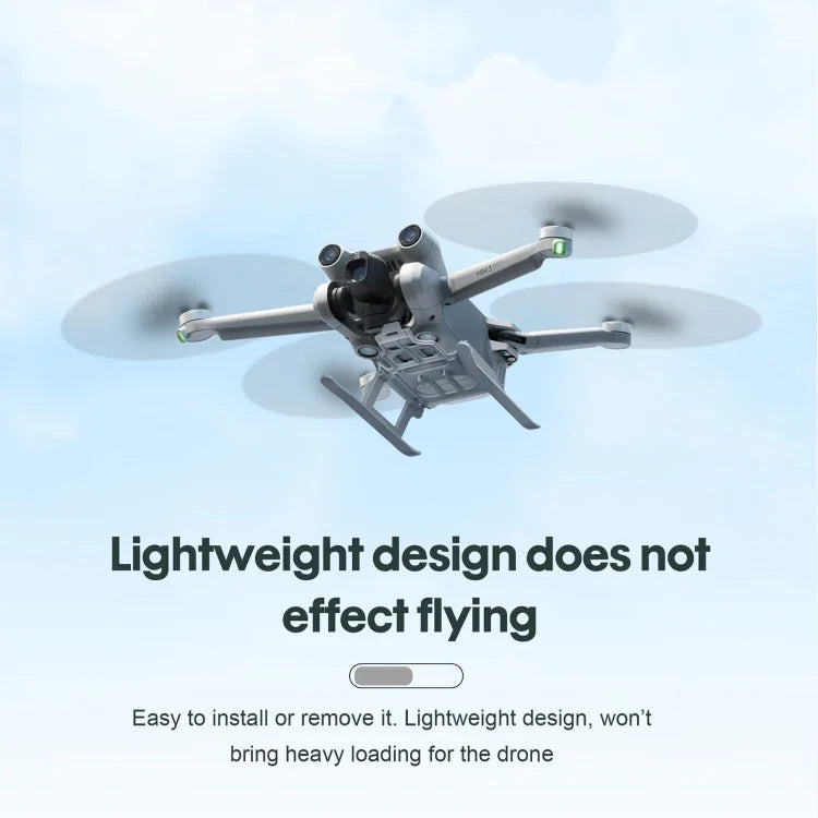 STARTRC 折疊防摔防髒加高起落架訓練架，適用於 DJI Mini 3 Pro，適用於 DJI Mini 3 Pro