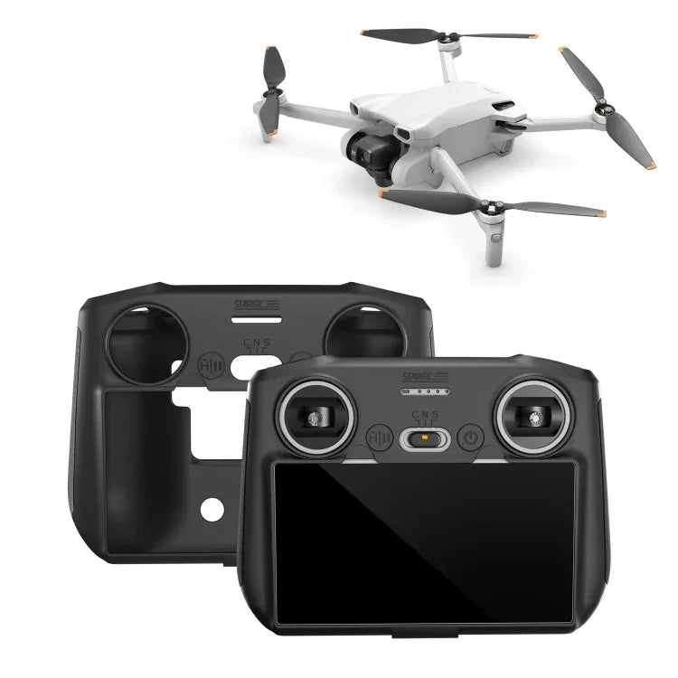 STARTRC 矽膠防震防刮保護套，適用於 DJI Mini 3 Pro 遙控器，適用於 DJI Mini 3 Pro 遙控器（灰色），適用於 DJI Mini 3 Pro 遙控器（黑色）