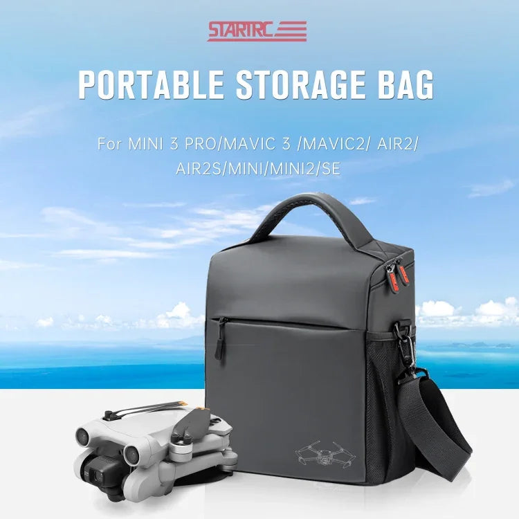 STARTRC 便攜單肩收納包 適用 DJI Mini 3 Pro / Air 2S / Mini 2 / Mavic 3 / Air 2