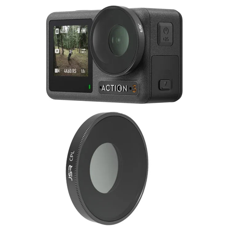 JSR CPL 鏡頭濾鏡 適用 DJI Osmo Action 3, CPL