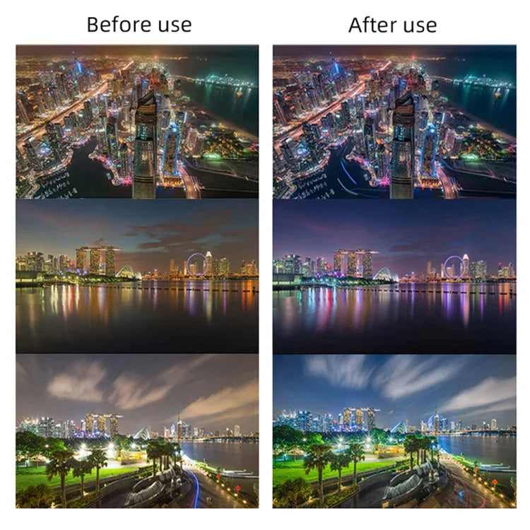 JSR 夜景鏡頭濾鏡 適用 DJI Osmo Action 3, 夜景