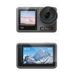 適用 DJI Osmo Action 3 3合1 鏡頭前後屏幕鑽石防爆膜, 適用 DJI Osmo Action 3