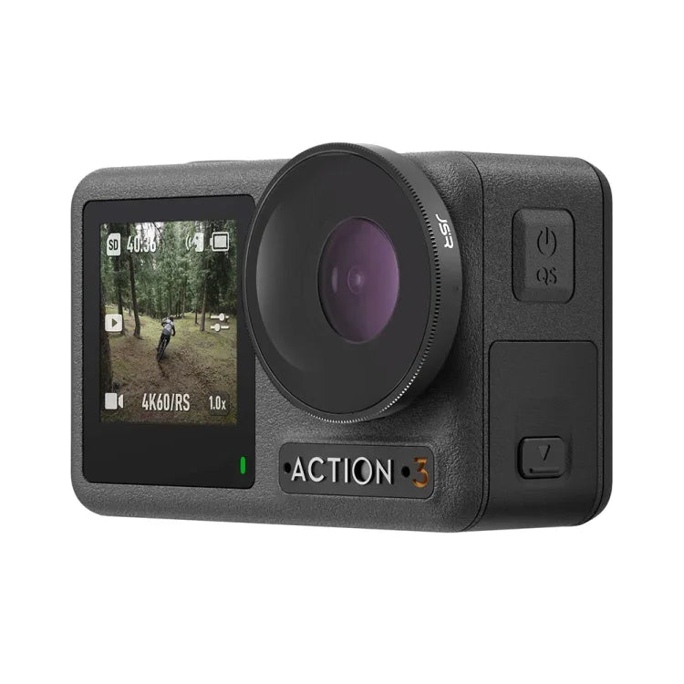 JSR 4合1 ND8PL / ND16PL / ND32PL / ND64 PL 鏡頭濾鏡，適用於 DJI Osmo Action 3，4合1 NDPL