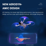 DJI Mini 4 Pro / Mavic Mini 3 Pro STARTRC 2對彩色 LED 閃光燈低噪音螺旋槳，適用 DJI Mavic Mini 3 Pro