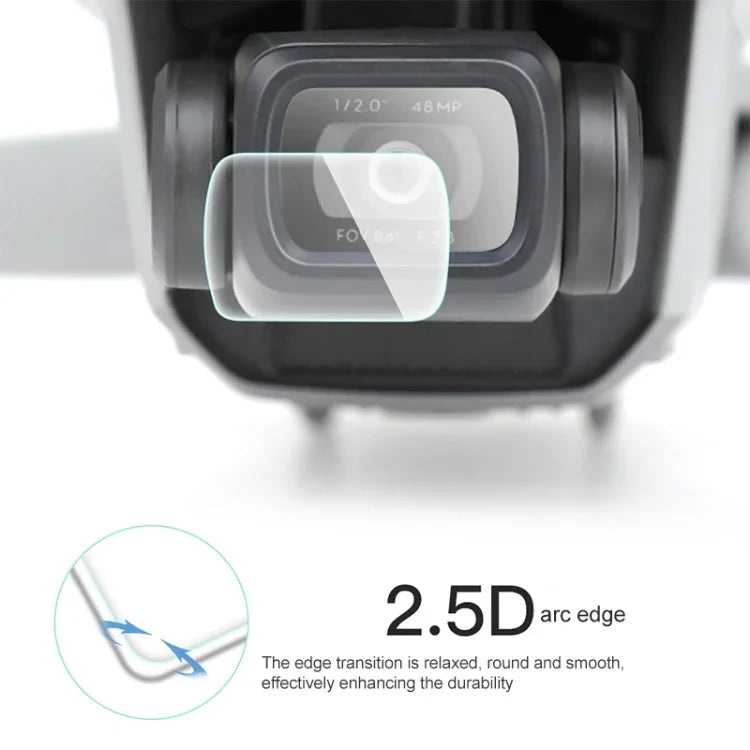 適用 DJI Mavic Air 2 防爆鋼化玻璃無人機鏡頭保護貼，適用 DJI Mavic Air 2