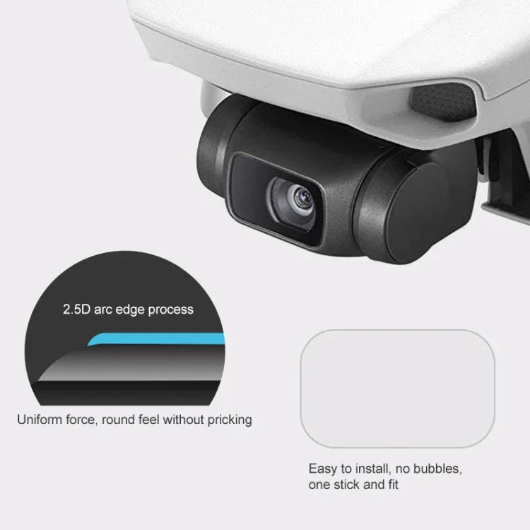 適用於 DJI Mavic mini 防爆鋼化玻璃無人機鏡頭保護膜，適用於 DJI Mavic mini