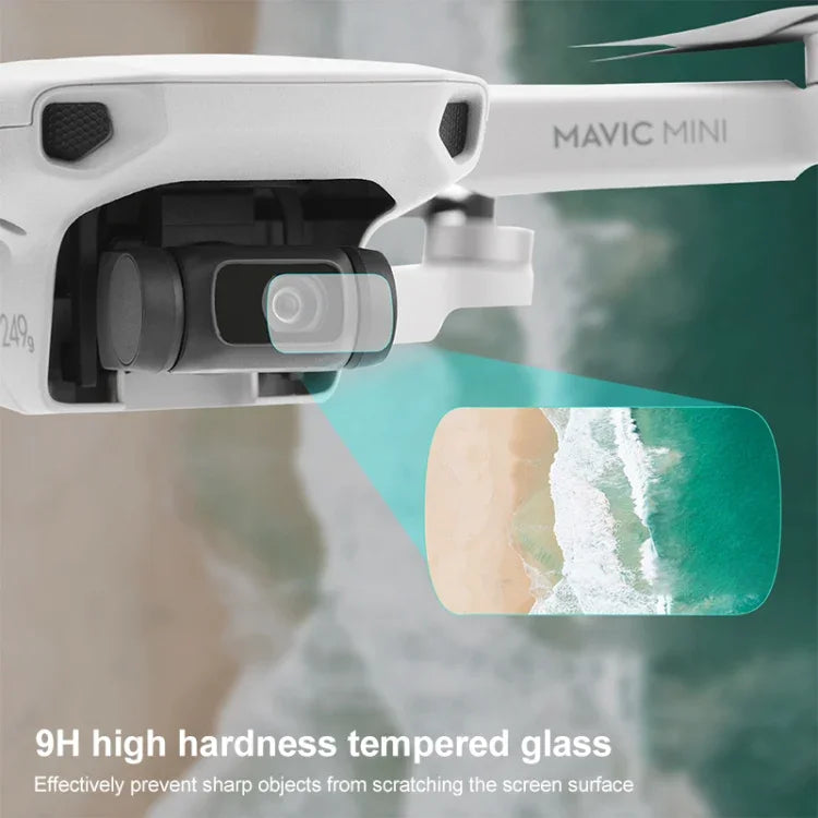 適用於 DJI Mavic mini 防爆鋼化玻璃無人機鏡頭保護膜，適用於 DJI Mavic mini