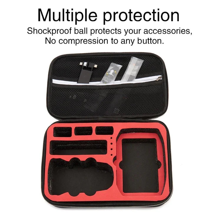 適用於 DJI Mini 2 SE 防震硬殼攜帶收納包，尺寸：21.5 x 29.5 x 10 公分，21.5 x 29.5 x 10 公分