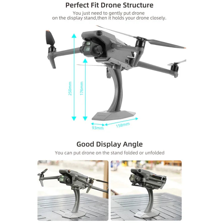 適用於 DJI Mavic 3 / Mavic 2 / Mavic Pro Sunnylife ZJ566 無人機支架桌面展示架，適用於 DJI Mavic 3 / Mavic 2 / Mavic Pro