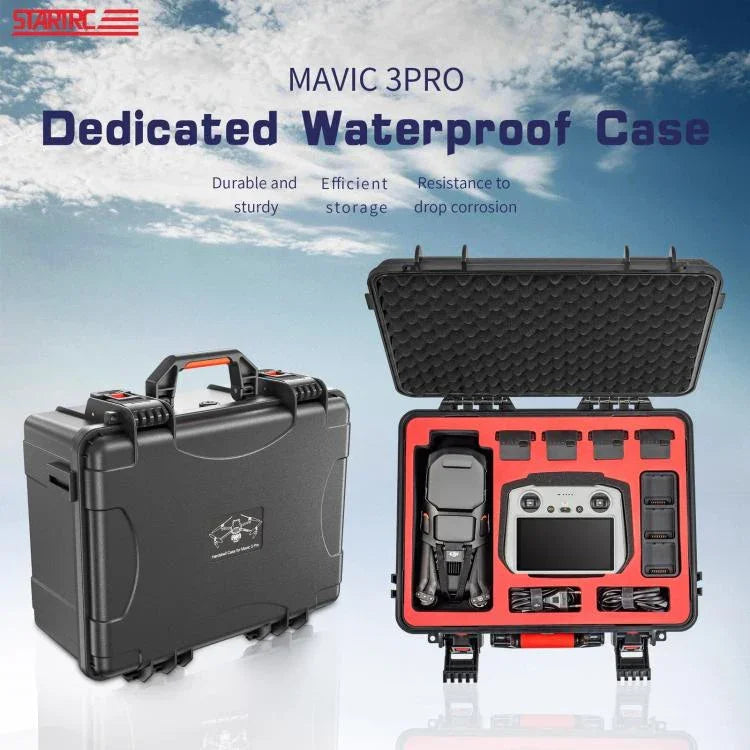 STARTRC ABS 防水防震行李箱，適用於 DJI Mavic 3 Pro / RC / RC Pro，適用於 DJI Mavic 3 Pro / RC / RC Pro