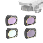 JSR 無人機 4 合 1 UV + CPL + ND4 + ND8 鏡頭濾鏡，適用於 DJI MAVIC mini，UV + CPL + ND4 + ND8