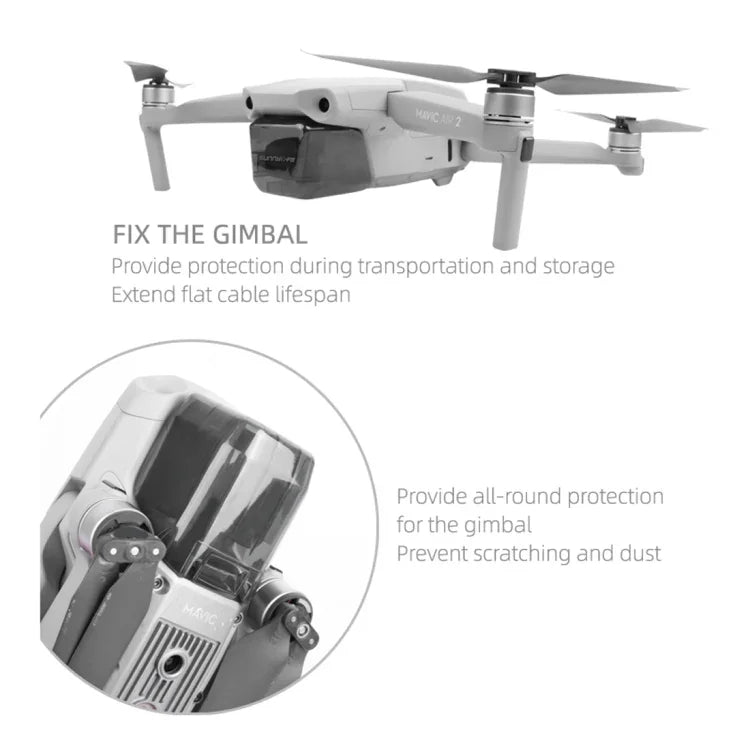 Sunnylife 適用於 DJI Mavic Air 2 相機鏡頭保護蓋遮光罩，適用於 DJI Mavic Air 2