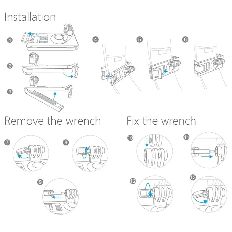 PGYTECH P-18C-019 固定帶扣 適用於 DJI Osmo Pocket / Action, P-18C-019