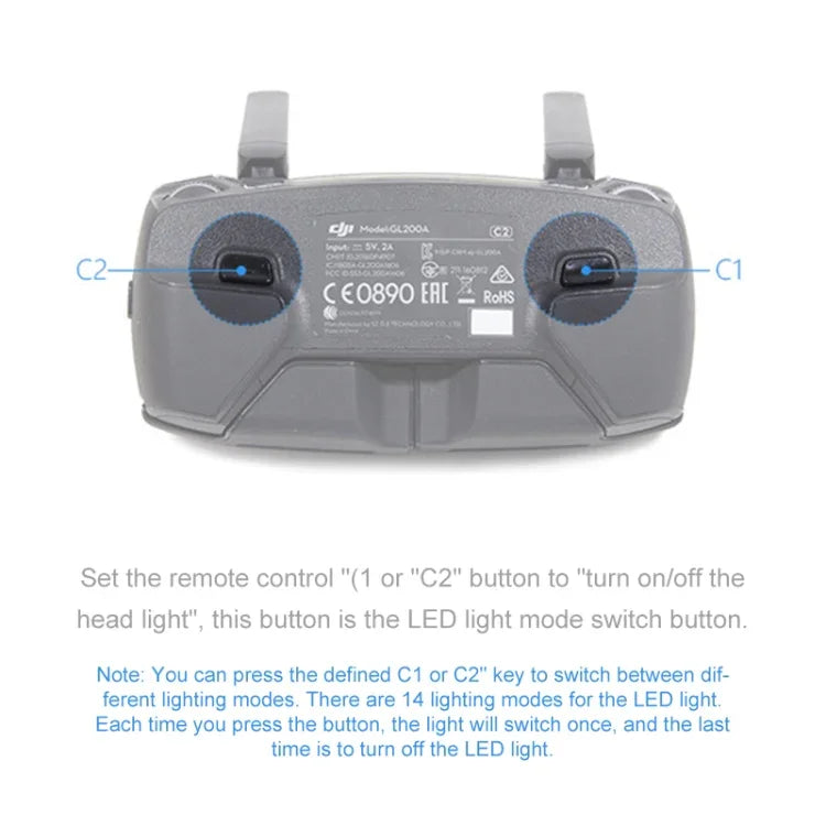 PGYTECH P-MA-124 專用 LED 燈籠槳葉保護蓋，適用於 DJI Mavic Pro