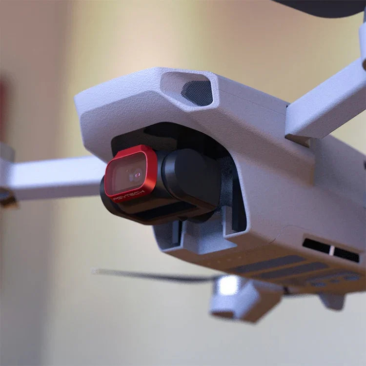 4 件組 PGYTECH P-12A-019 ND8 / 16 / 32 / 64 減光鏡濾鏡套裝，適用於 DJI Mavic Mini 無人機配件，ND8 / 16 / 32 / 64 減光鏡
