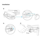 4 件組 PGYTECH P-12A-019 ND8 / 16 / 32 / 64 減光鏡濾鏡套裝，適用於 DJI Mavic Mini 無人機配件，ND8 / 16 / 32 / 64 減光鏡