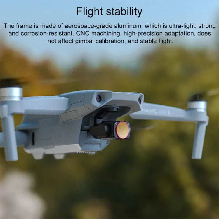 PGYTECH P-16A-032 UV 濾鏡，適用於 DJI Mavic Air 2 無人機配件，UV 濾鏡