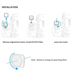 PGYTECH P-16A-032 UV 濾鏡，適用於 DJI Mavic Air 2 無人機配件，UV 濾鏡