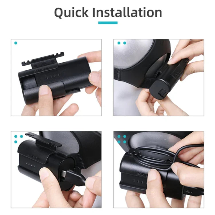 Sunnylife 電池夾固定器線材管理繞線器保護殼，適用於DJI FPV Goggles V2，Sunnylife 電池支架