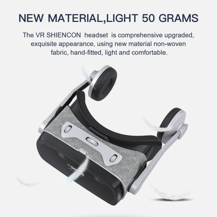 VR SHINECON G07E 虛擬實境 3D 影片眼鏡，適用於 4.0 吋 - 6.3 吋智慧型手機