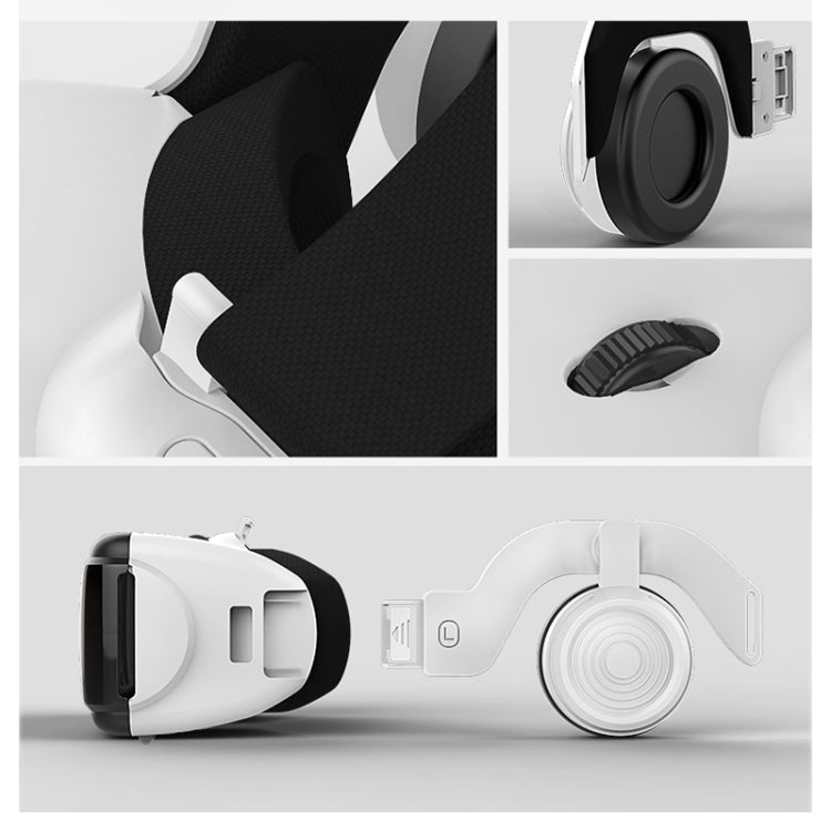 VR SHINECON G06E 虛擬實境 3D 影片眼鏡，適用於 4.7 吋 - 6.1 吋智慧型手機，附耳機，G06E