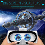 VR SHINECON G06E 虛擬實境 3D 影片眼鏡，適用於 4.7 吋 - 6.1 吋智慧型手機，附耳機，G06E