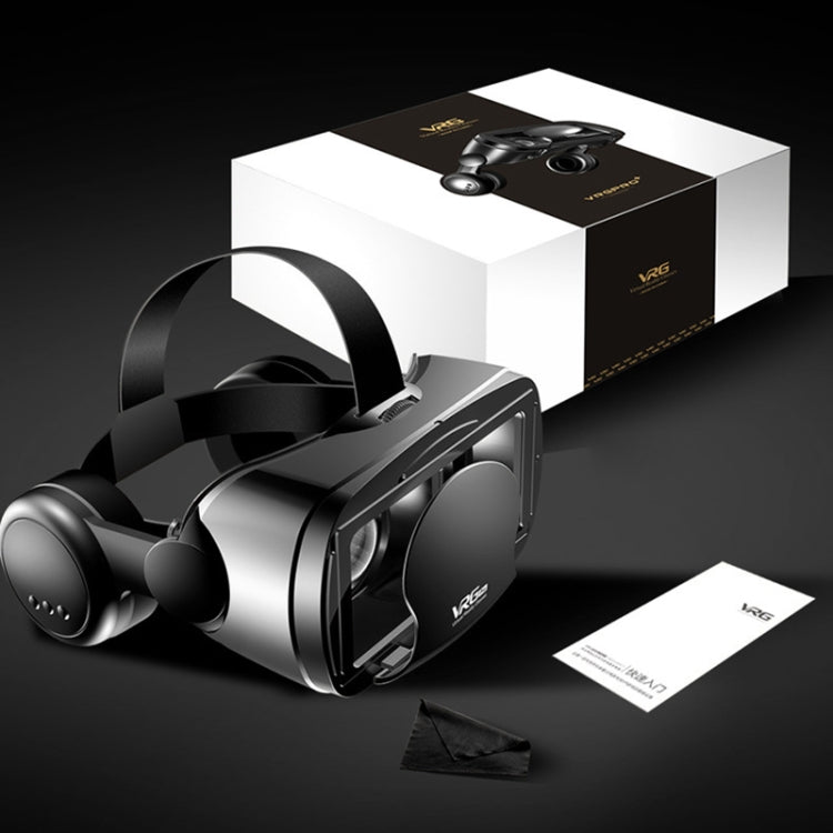 VRG 專業音視頻版一體式手機 3D VR 眼鏡，無藍光鍍膜鏡片