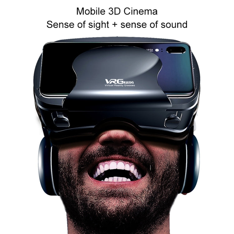 VRG 專業音視頻版一體式手機 3D VR 眼鏡，無藍光鍍膜鏡片