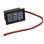 V40D 2 線紅光顯示迷你防水 IPX4 數位電壓表，測量電壓：直流 2.5-30V，DT0002G、DT0002L、DT0002R