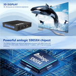 Tanix X4 Android 11 智能電視盒，Amlogic S905X4 四核，4GB+64GB，雙頻 WiFi，藍牙，4GB+64GB