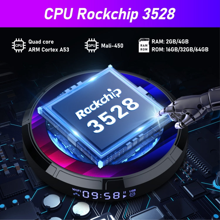 H96 Max 8K 超高清智能電視盒 Android 13.0 媒體播放器，RK3528 四核，4GB+64GB，4GB+64GB