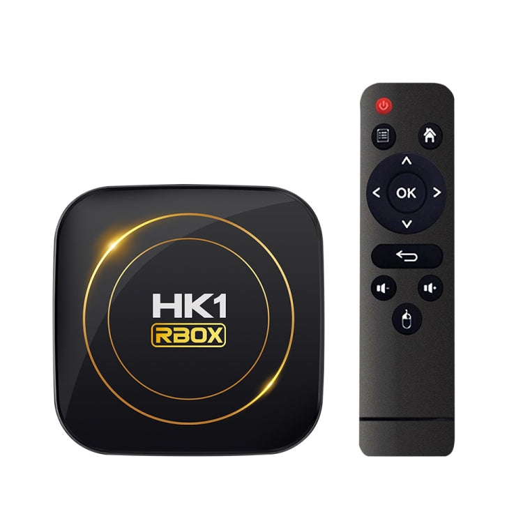 HK1 RBOX-H8S 4K 超高清 Android 12.0 智能電視盒，附遙控器，Allwinner H618 四核，4GB+64GB，4GB+64GB