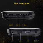HK1 RBOX-H8S 4K 超高清 Android 12.0 智能電視盒，附遙控器，Allwinner H618 四核，4GB+64GB，4GB+64GB