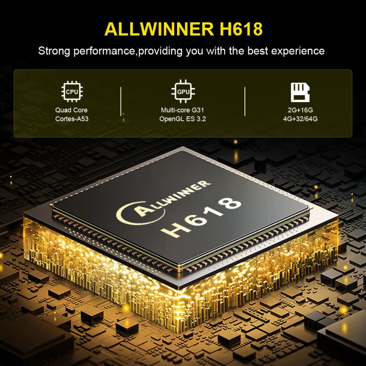 HK1 RBOX-H8S 4K 超高清 Android 12.0 智能電視盒，附遙控器，Allwinner H618 四核，4GB+64GB，4GB+64GB