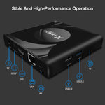 X88 Pro 13 安卓 13.0 智能電視盒，附遙控器，RK3528 四核心，4G+32GB，4G+32GB