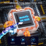 Acrylic X88 Pro 13 8K 超高清 安卓 13.0 智能電視盒，附遙控器，RK3528 四核心，4G+64GB，4G+64GB