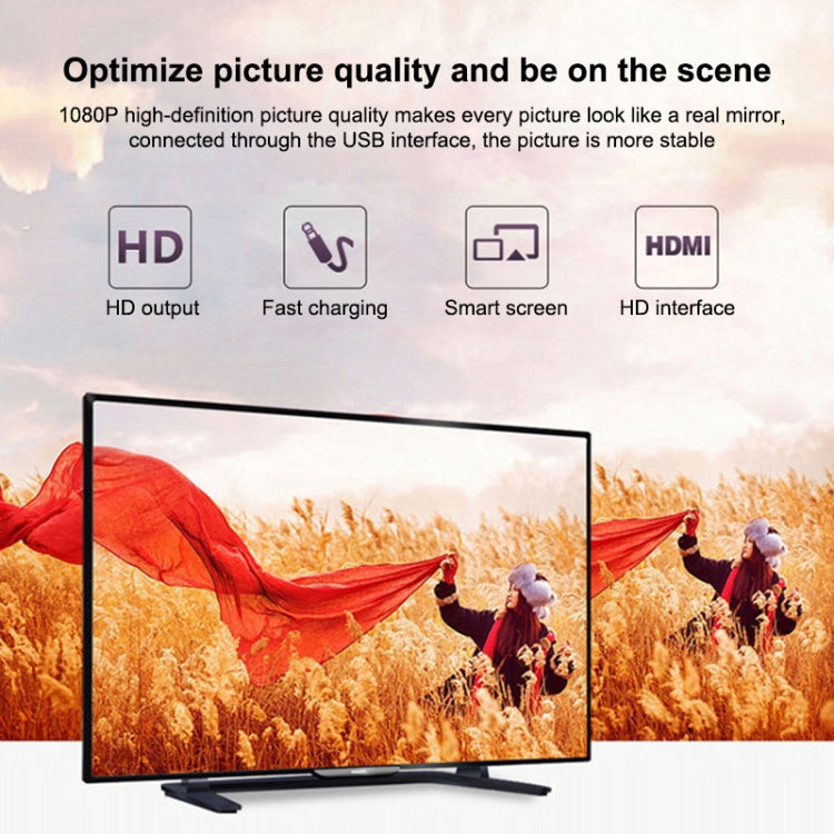 MiraScreen G2 無線 WiFi 顯示接收器 Airplay Miracast DLNA 1080P 高清電視棒，適用於 iPhone、Samsung 及其他 Android 智慧型手機，G2 2.4GHz